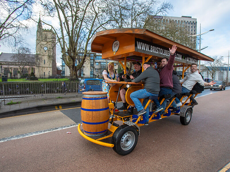 The Best Stag Do Ideas in Bristol: Pedal, Drink, Repeat