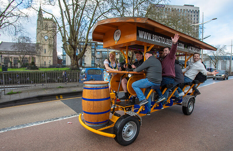 The Best Stag Do Ideas in Bristol: Pedal, Drink, Repeat